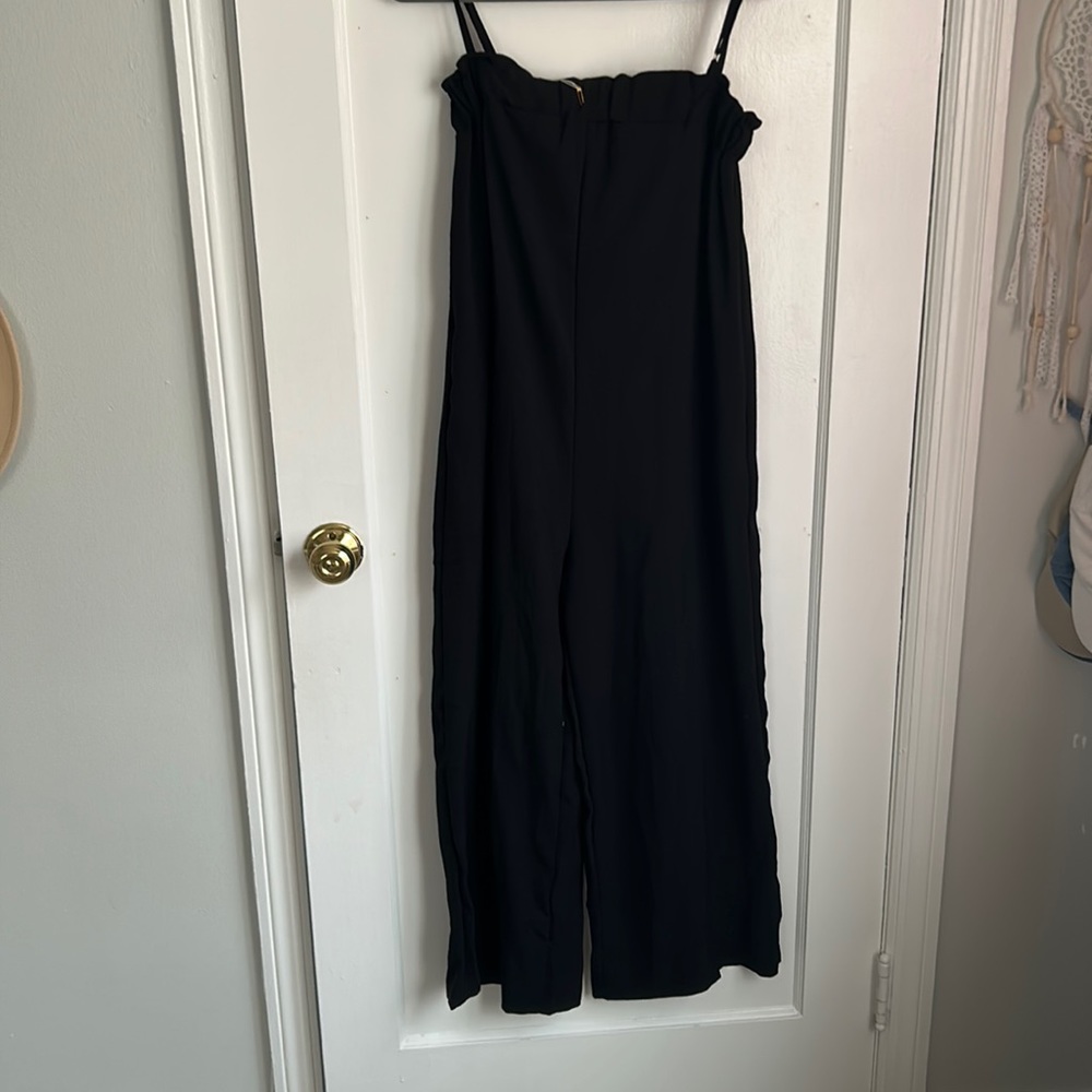Black boho romper